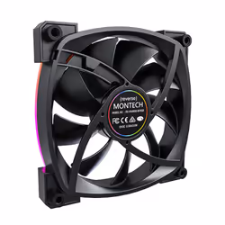 Montech RX140 PWM Case per computer Ventilatore 14 cm Nero 1 pz - Vista aggiuntiva 4