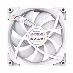 Montech RX140 PWM Case per computer Ventilatore 14 cm Bianco 1 pz - Vista aggiuntiva 5