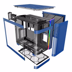 Montech KING 95 Midi Tower Blu - Vista aggiuntiva 7