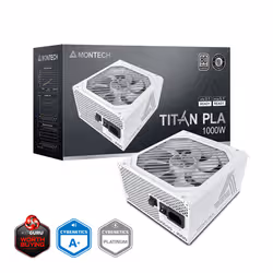 Montech TITAN PLA 1000W alimentatore per computer 20+4 pin ATX ATX Bianco - Vista aggiuntiva 2