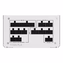Montech TITAN PLA 1000W alimentatore per computer 20+4 pin ATX ATX Bianco - Vista aggiuntiva 5