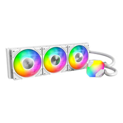 Montech HyperFlow ARGB 360 Processore Raffreddatore di liquidi tutto in uno 12 cm Bianco 1 pz