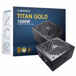 Montech TITAN GOLD 1000W alimentatore per computer 20+4 pin ATX ATX Nero - Vista aggiuntiva 7