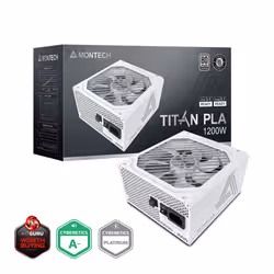 Montech TITAN PLA 1200W alimentatore per computer 20+4 pin ATX ATX Bianco - Vista aggiuntiva 2