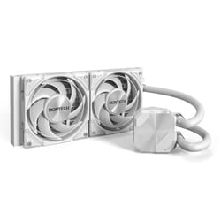 Montech HyperFlow Silent 240 Processore Raffreddatore di liquidi tutto in uno 12 cm Bianco 1 pz