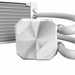 Montech HyperFlow Silent 240 Processore Raffreddatore di liquidi tutto in uno 12 cm Bianco 1 pz - Vista aggiuntiva 5