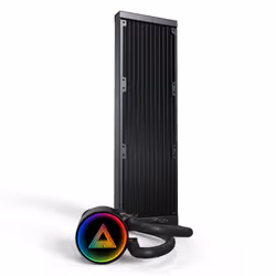 Montech LightFlow ARGB 360 Processore Raffreddatore di liquidi tutto in uno 12 cm Nero 1 pz - Vista aggiuntiva 2