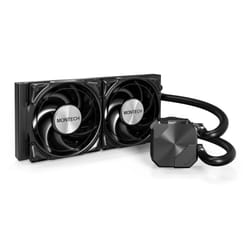 Montech HyperFlow Silent 240 Processore Raffreddatore di liquidi tutto in uno 12 cm Nero 1 pz