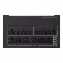 Montech CENTURY II 1200W alimentatore per computer 20+4 pin ATX ATX Argento, Nero - Vista aggiuntiva 6