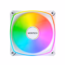 Montech RX120 PRO Case per computer Ventilatore 12 cm Bianco 3 pz - Vista aggiuntiva 4