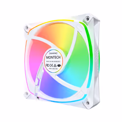 Montech RX120 PRO Case per computer Ventilatore 12 cm Bianco 3 pz - Vista aggiuntiva 7