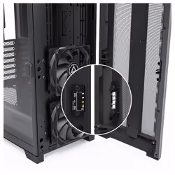 Montech SKY ONE LITE Midi Tower Nero - Vista aggiuntiva 4