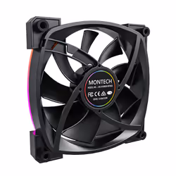 Montech AX140 PWM Case per computer Ventilatore 14 cm Nero 1 pz - Vista aggiuntiva 4