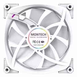 Montech AX120 PWM Case per computer Ventilatore 12 cm Bianco 3 pz - Vista aggiuntiva 5