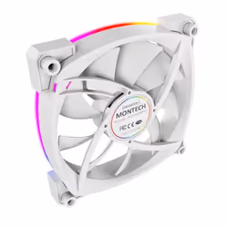 Montech RX120 PWM Case per computer Ventilatore 12 cm Bianco 1 pz - Vista aggiuntiva 4