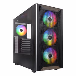 Montech XR Wood Midi Tower Nero - Vista aggiuntiva 2