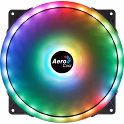 Aerocool Duo 20, Ventilatore, 20 cm, 700 Giri/min, Nero