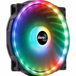 Aerocool Duo 20 Case per computer Ventilatore 20 cm Nero