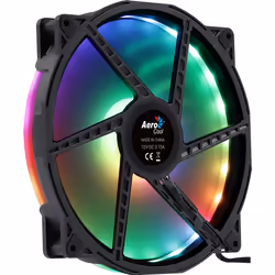 Aerocool Duo 20 Case per computer Ventilatore 20 cm Nero