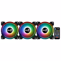 Aerocool Saturn 12F ARGB Pro Case per computer Ventilatore 12 cm Nero