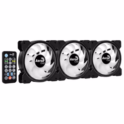 Aerocool Saturn 12F ARGB Pro Case per computer Ventilatore 12 cm Nero - Vista aggiuntiva 4