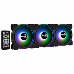Aerocool Saturn 12F ARGB Pro Case per computer Ventilatore 12 cm Nero - Vista aggiuntiva 5