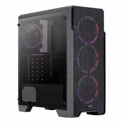 Aerocool Ore Tempered Glass Midi Tower Nero - Vista aggiuntiva 2
