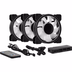 Aerocool Mirage 12 ARGB Pro Case per computer Ventilatore 12 cm Nero - Vista aggiuntiva 7