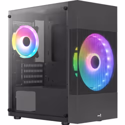 Aerocool Atomic Lite Mini Tower Nero - Vista aggiuntiva 4