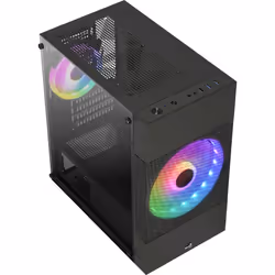 Aerocool Atomic Lite Mini Tower Nero - Vista aggiuntiva 5