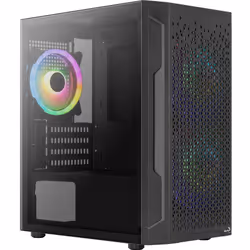Aerocool Trinity Mini Mini Tower Nero - Vista aggiuntiva 4