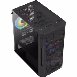 Aerocool Trinity Mini Mini Tower Nero - Vista aggiuntiva 5