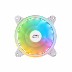 Mars Gaming MFX Case per computer Refrigeratore 12 cm Bianco