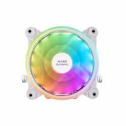 Mars Gaming MCPU220W sistema di raffreddamento per computer Processore Refrigeratore 12 cm Bianco 1 pz