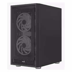 Aerocool Graphite-G-BK-v2 Midi Tower Nero - Vista aggiuntiva 8