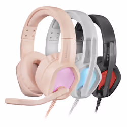 Mars Gaming MH320 Auricolare Cablato A Padiglione USB tipo A Rosa - Vista aggiuntiva 4