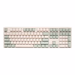 Ducky One 3 Matcha, Full-size (100%), Cablato, USB, Interruttore a chiave meccanica, Beige, Oliva