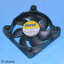 Akasa Black Case Fan, Ventilatore, Nero