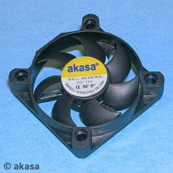 Akasa Black Case Fan Case per computer Ventilatore Nero