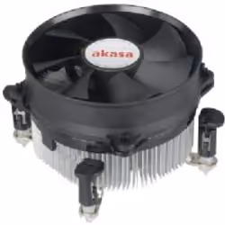 Akasa AK-CCE-7104EP, Refrigeratore, 9,2 cm, Nero, Argento
