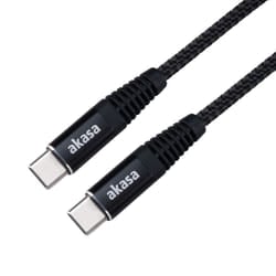 Akasa AK-CBUB54-10BK cavo USB 1 m USB C Nero