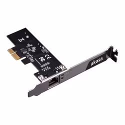 Akasa AK-PCCE25-01 scheda di rete e adattatore Interno Ethernet 2500 Mbit/s