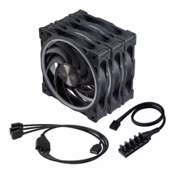 Akasa SOHO AR12 Case per computer Ventilatore 12 cm Nero 3 pz - Vista aggiuntiva 2