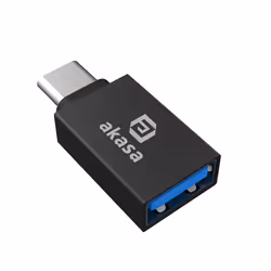 Akasa AK-CBUB62-KT02, USB Type-C, USB tipo A, Nero
