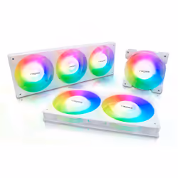Akasa VEGAS A24 Case per computer, Processore Ventilatore 12 cm Bianco 1 pz - Vista aggiuntiva 6
