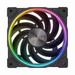 Akasa SOHO AR Case per computer Ventilatore 12 cm Nero, Trasparente 1 pz