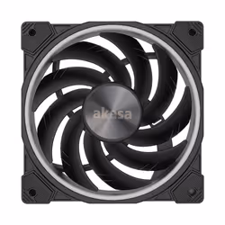 Akasa SOHO AR Case per computer Ventilatore 12 cm Nero, Trasparente 1 pz - Vista aggiuntiva 4