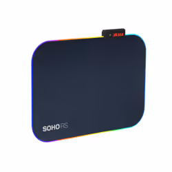 Akasa SOHO R Tappetino per mouse per gioco da computer Nero