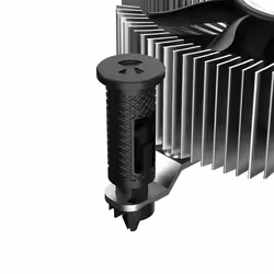 Akasa Intel LGA1700 Processore Raffreddatore ibrido Alluminio, Nero 1 pz - Vista aggiuntiva 5