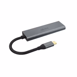 Akasa AK-CBCA25-18BK hub di interfaccia USB 3.2 Gen 1 (3.1 Gen 1) Type-C 5000 Mbit/s Grigio